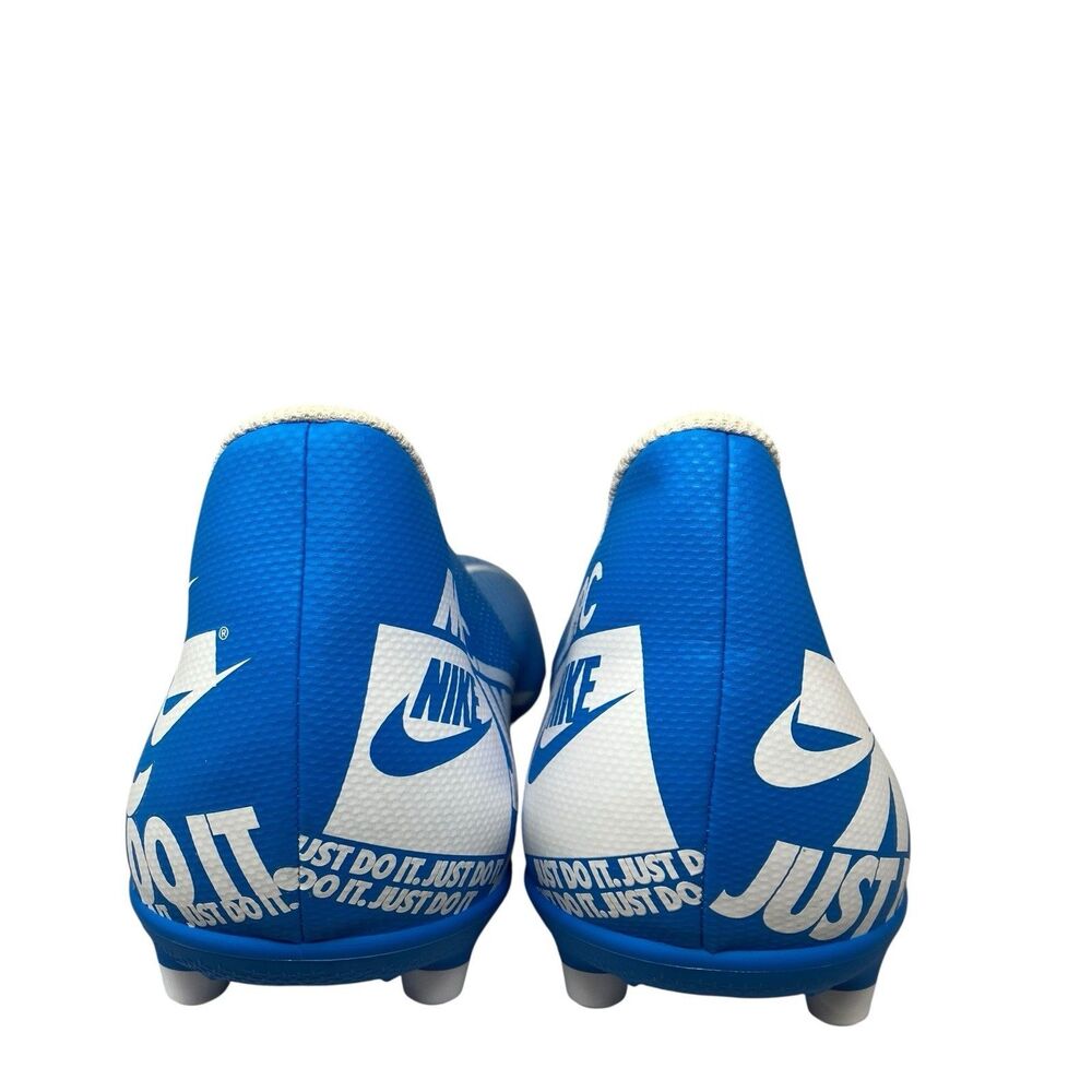 Nike Cleats Mens 11 Blue Mercurial Vapor 13 Academy FG Soccer AT5269-414 Game - Picture 4 of 9